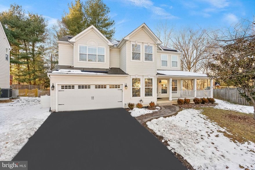 Welcome to this beautiful 5-bedroom, 3.5-bathroom home on a cul-de-sac in the sought-after Old Dominion Valley. With over 4,100 finished square feet, this home offers an exceptional blend of modern upgrades and timeless charm - including solar panels for added sustainability. The main level boasts a stunning renovated kitchen with high-end appliances, custom cabinetry, and elegant countertops, along with a spacious family room filled with natural light, a formal living and dining room perfect for entertaining, and a dedicated study for work or relaxation. Upstairs, you’ll find five generously sized bedrooms, including a luxurious primary suite with an en-suite bath and walk-in closet. The finished walk-up basement features a large recreation room with a wet bar, a full bath, a versatile bonus room, and ample unfinished storage space. The fenced in backyard is perfect for entertaining with its large deck and patio.  Nestled in the heart of Purcellville, this home provides easy access to the town’s renowned wineries, breweries, and scenic countryside, while also being just minutes from shopping, dining, and top-rated schools. With its blend of small-town charm and modern conveniences, Purcellville is a gem in Loudoun County, offering a vibrant community with historic architecture, local markets, and endless outdoor recreation. Don’t miss the chance to make this incredible home yours!