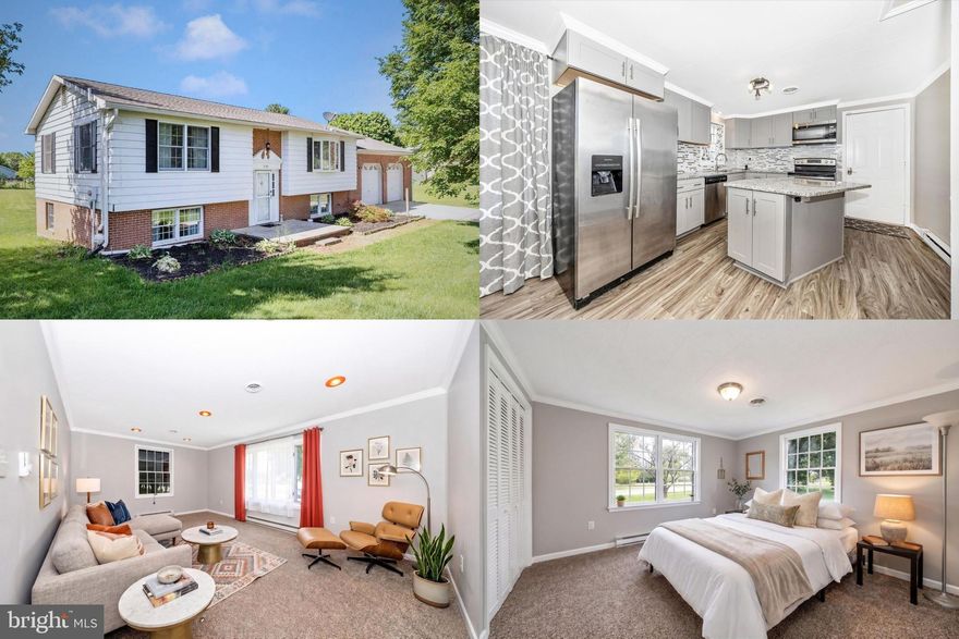 Welcome home to a well-maintained property offering comfort, space, and convenience in a desirable Charles Town location. Situated on a large, flat 0.57-acre lot, this home provides plenty of room for outdoor enjoyment, gardening, or entertaining. Inside, you’ll find an updated kitchen featuring stainless steel appliances, granite countertops, and a newly added island, perfect for meal prep and casual dining. The home offers 3 bedrooms and 2 full bathrooms with a functional and inviting layout. Additional highlights include an over-sized 2-car garage, a walk-out level basement offering extra space and flexibility, and a concrete patio out back—ideal for relaxing or hosting outdoor gatherings. Conveniently located close to downtown Charles Town, shopping, dining, and major commuter routes, this home combines peaceful living with easy access to everyday essentials. Photos may be virtually staged