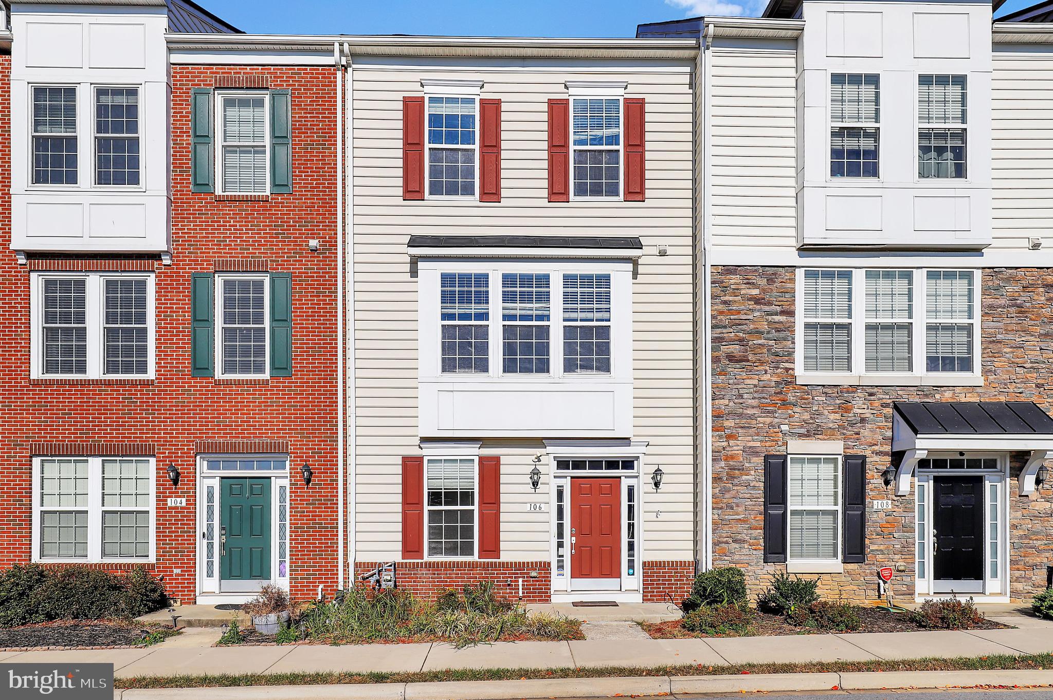 Welcome to 106 Mill Pond Rd, a beautifully updated 3-bedroom, 2.5-bathroom home featuring 9-foot ceilings throughout all floors, new paint, new flooring, and a newer water heater and washer/dryer. The main floor impresses with an open-concept living and dining area, flowing seamlessly into a modern kitchen with ample cabinetry and natural light — perfect for entertaining or everyday living. Upstairs, the bedrooms are spacious and bright, offering comfort and privacy, while the full bath and half bath add convenience. The lower level provides flexible space for a family room, home office, or recreation area, maximizing functionality. Step outside to enjoy a private patio or backyard, ideal for relaxation and gatherings.
Located in an amazing location, this home is just a short distance to Wegmans and other convenience stores, making everyday errands effortless. The welcoming community also offers easy access to major commuter routes, nearby shopping, dining, and entertainment, as well as local parks and cultural spots for leisure and recreation. This home perfectly combines comfort, style, and convenience for modern living.