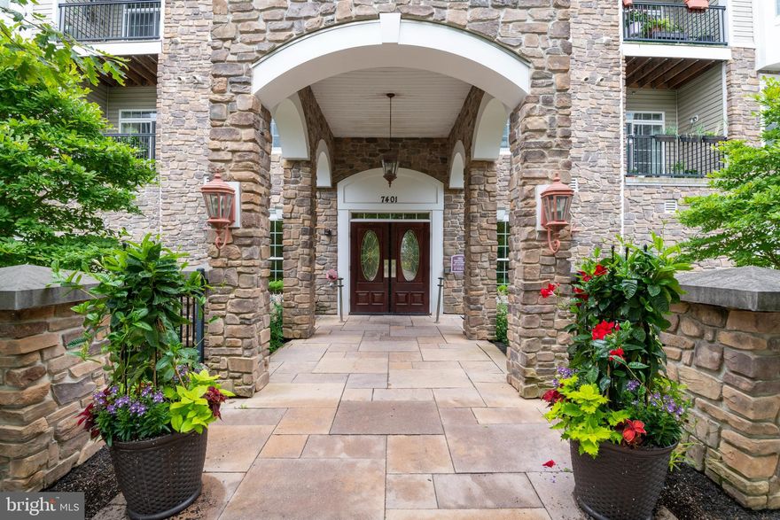 Welcome Home!!  Major price adjustment, best value in Highlands!  Beautifully appointed 4th floor in Highlands at Quarry Lake. Spacious 1464 Sq Ft Condo with Open Concept, 2 Bedrooms, Den & 2 Full Baths; Previously Builders Model Overlooking Courtyard. Freshly Painted with Neutral Colors, New Carpet, LR & DR Hardwood Floors with Sliding Doors to Balcony Overlooking Courtyard, High Ceilings, enjoy preparing your meals in fully equipped kitchen with soft closing & pull-out cabinet Doors, brand-new stainless-steel appliances & Granite counter tops, Primary bedroom with Sitting room & Bay window plus walk in closets, attached full bath w/ large shower & double vanity. Second bedroom with double large-sized closets. Hall full bath with shower/tub combo. Full sized laundry room with built-in shelves for additional storage. Extra storage in Balcony water heater closet as well. Den can be used as a home office or a hobby or library. AC unit is 2 yrs old, New water heater, bedrooms have ceiling fans. Deeded detached garage w/automatic opener, assigned parking space #4-401, accessible from elevator to rear access of building. Enjoy all the excellent community amenities along Quarry Lake & Fabulous array of shopping, dining & entertainment.