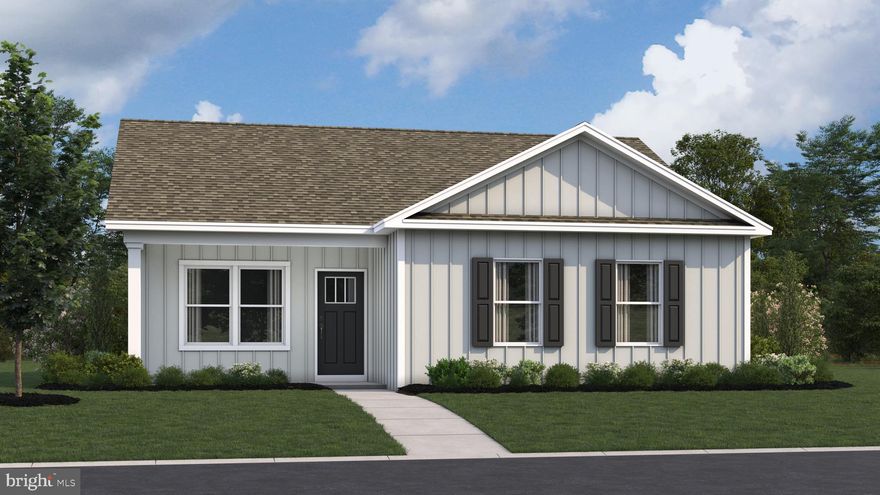 Explore 108 Parkland Road, a new home in the quaint Kinnamon Meadows community of Greensboro, MD. The Curtis is a 1,282 square foot, cottage-style ranch home with three bedrooms and two bathrooms. 

As you enter the home through the front porch, this thoughtfully designed home has a grand open concept living area that leads into the spacious kitchen. To the right, a long, main hallway allows for the two guest bedrooms and guest bathroom to be separate from the living areas of the home. Along this hallway, you will also find a coat closet, a hall linen closet, and the laundry room.

The well-appointed kitchen features an abundance of cabinetry, stainless steel appliances, a corner pantry and a peninsula island with additional room for seating.

The main bedroom is set apart in the back of the home and features a walk-in closet and full bathroom with a double-bowl vanity.

The included white blinds and an innovative Smart Home® package will give you complete peace of mind living in your new home.

Pictures, artist renderings, photographs, colors, features, and sizes are for illustration purposes only and will vary from the homes as built. Image representative of plan only and may vary as built. Images are of model home and include custom design features that may not be available in other homes. Furnishings and decorative items not included with home purchase.