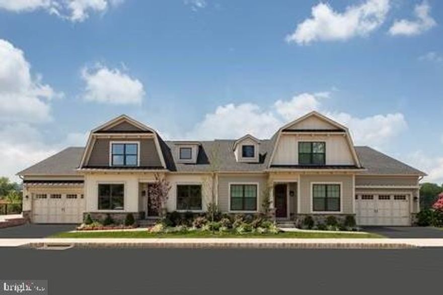 Only 2 homesites remain at Wayne Glen by NV Homes! Don't miss the opportunity to live in the only new luxury home community in Wayne with low-maintenance lifestyle, walkable to KOP Town Center, and in Tredyffrin Schools. The BRYN MAWR home is designed to offer you the convenience of a first-floor living plan that suits your lifestyle. Upon your entry, the foyer opens to an elegant dining room on the left and, to the right, a guest bedroom and full bath. Just beyond, you'll find a formal study with beautiful French doors and transom.  An enormous great room makes entertaining effortless, and it's open to the gourmet kitchen so that you never miss a moment.  You'll also love the other luxury upgrades, like 5" hardwood floors and CushionClose cabinetry!  Adding the optional morning room will give you even more room to entertain or a place to enjoy your coffee or tea and your favorite book. The owner's suite is set apart, yet still convenient to the rest of the house, and features a spa-like owner's bath with soaking tub, separate shower, dual vanities and a compartmentalized water closet. Or, you can upgrade to a Roman shower to enhance the feeling of being at a private resort. Adding a luxurious look, the owner's bedroom also includes a tray ceiling.  The laundry room is conveniently located just off of the two-car garage, just a few steps from the owner's bedroom. On the second floor, there is a loft, spacious bedroom and full bath - plus, a bonus storage/office space.  In the included expansive finished basement with a fully finished bathroom, imagine your years of enjoyment as a media room, play area, home gym, and more! The Bryn Mawr offers well-appointed exterior details including Hardi Plank siding, natural stone, and bluestone walkways.  Photos are representative.  NVHomes is taking precautionary measures to protect our valued customers and employees.  Our models are open by appointment.