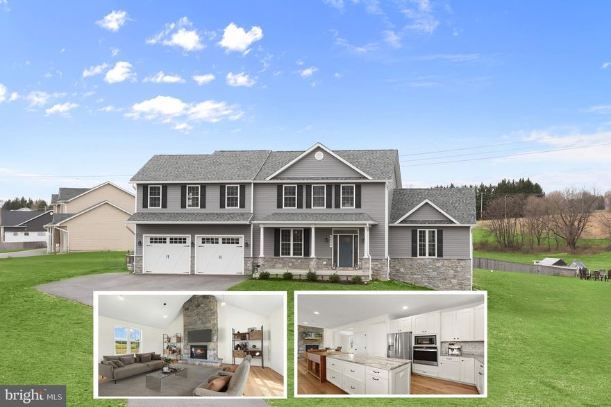 Recently appraised at $870,000, this home offers instant equity—an exceptional opportunity you won't want to miss in the highly desirable West Oak Fields community.  Thoughtfully designed and beautifully appointed, this residence showcases an open, airy floor plan highlighted by soaring cathedral ceilings and a dramatic stone-surround gas fireplace that stretches to the ceiling, creating a stunning focal point in the living room.  Entertain with ease in the formal dining room, enhanced by rich details including chair railing, crown molding, and classic wainscoting. The gourmet kitchen is a chef’s dream, featuring granite countertops, a large center island, 42” soft-close cabinetry with crown molding, stainless steel appliances, gas cooking, a walk-in pantry, and convenient access to the main-level powder room and attached two-car garage. Gorgeous hardwood floors span the main level, adding warmth and continuity throughout.  The sun-filled breakfast room, with its vaulted ceiling and access to the rear deck, provides the perfect spot for casual meals while enjoying views of the backyard oasis, complete with a play area, chicken coop, and fire pit for effortless outdoor entertaining.  Upstairs, the spacious primary suite offers a peaceful retreat with hardwood floors, crown molding, a ceiling fan, a walk-in closet, and a spa-inspired ensuite bath featuring a soaking tub, dual vanity, and a walk-in shower. Three additional bedrooms offer plush carpeting, generous closets, and include one with a private ensuite, perfect for guests or multi-generational living.  The fully finished walkout lower level adds valuable living space, showcasing luxury vinyl flooring, a full bath, and an expansive recreation room filled with natural light, ideal for entertaining or relaxing. A private office or potential fifth bedroom adds flexibility for remote work or visiting guests.  Ideally located with easy access to MD-27, I-270, and I-70, this stunning home places you minutes from local golf courses, shopping, dining, and entertainment. Don’t miss your opportunity to experience the perfect blend of style, space, and serenity!