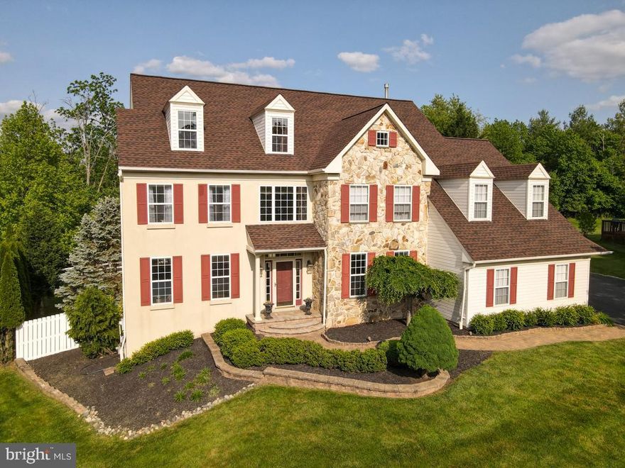 Welcome to 2022 Sweetgum Lane in the Wooded Glen development located in the Methacton School District.  This Lower Providence home has been lovingly maintained by the original owners.  The stately colonial has 4 bedrooms, 2 full and 2 half baths, over 4000 sq. feet all located in a lovely neighborhood connected to Lower Providence Township Park.  The main level has a spacious office with French doors, a living room, a formal dining room with hardwood floors, crown molding, and recessed lights, a bright and sunny eat-in kitchen with granite countertops, tile floor, a walk-in pantry, and French doors leading to the expansive deck with a plumbed-in gas grill and deck lighting for night-time enjoyment.  The low-maintenance deck overlooks the private, fenced-in backyard.  The home backs up to the Township Park.  Enjoy the 4th of July Fireworks right from your deck!!  Completing the first floor is a two-story family room with a stone surround gas fireplace, laundry room, and half bath.  Imagine cozy autumn and winter nights in front of the fire.  There are front and back staircases leading to the second floor.  The second floor has the master suite with walk-in custom closets, a sitting room, and a large master bath with an updated shower and a water closet.  3 additional good size bedrooms and a hall bath complete this level.  Next, check out the 3rd-floor bonus space!   The builder installed drywall and electricity -- this space has endless possibilities – easily converted to a fifth bedroom, game room, exercise room, at-home office/business, simply storage ... let your imagination be your guide.  The seller does not believe this floor is included in the total square footage.  There is no heat or air on this level currently.  The finished walk-out basement has a half bath, a bar area, room for a pool table, and a large living/gaming area.   Plenty of room for family fun, awesome gatherings, or perhaps room for the in-laws?   Off this level is a paver patio.  Some significant improvements include a lawn sprinkler system, a new roof in 2016, new HVAC in 2020.  The side entry garage has room for 3 cars and an expanded driveway with room for 6 cars.   Wooded Glen is conveniently located between Ridge Pike and Germantown Pike.  The neighborhood has a lighted paved walkway that connects directly to the Lower Providence Township Park which has a playground, swings, picnic pavilion, tennis courts, pickle ball courts, outdoor concert amphitheater, paved walking paths, wooded nature trails and a baseball field.  A one-year home warranty is included!  Make your appointment today to tour this home!  The seller is looking for a settlement date on or around July 18th.