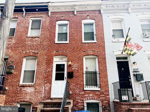 Townhouse For Rent - 1125 Wicomico Street<br/> BALTIMORE, MD 21230