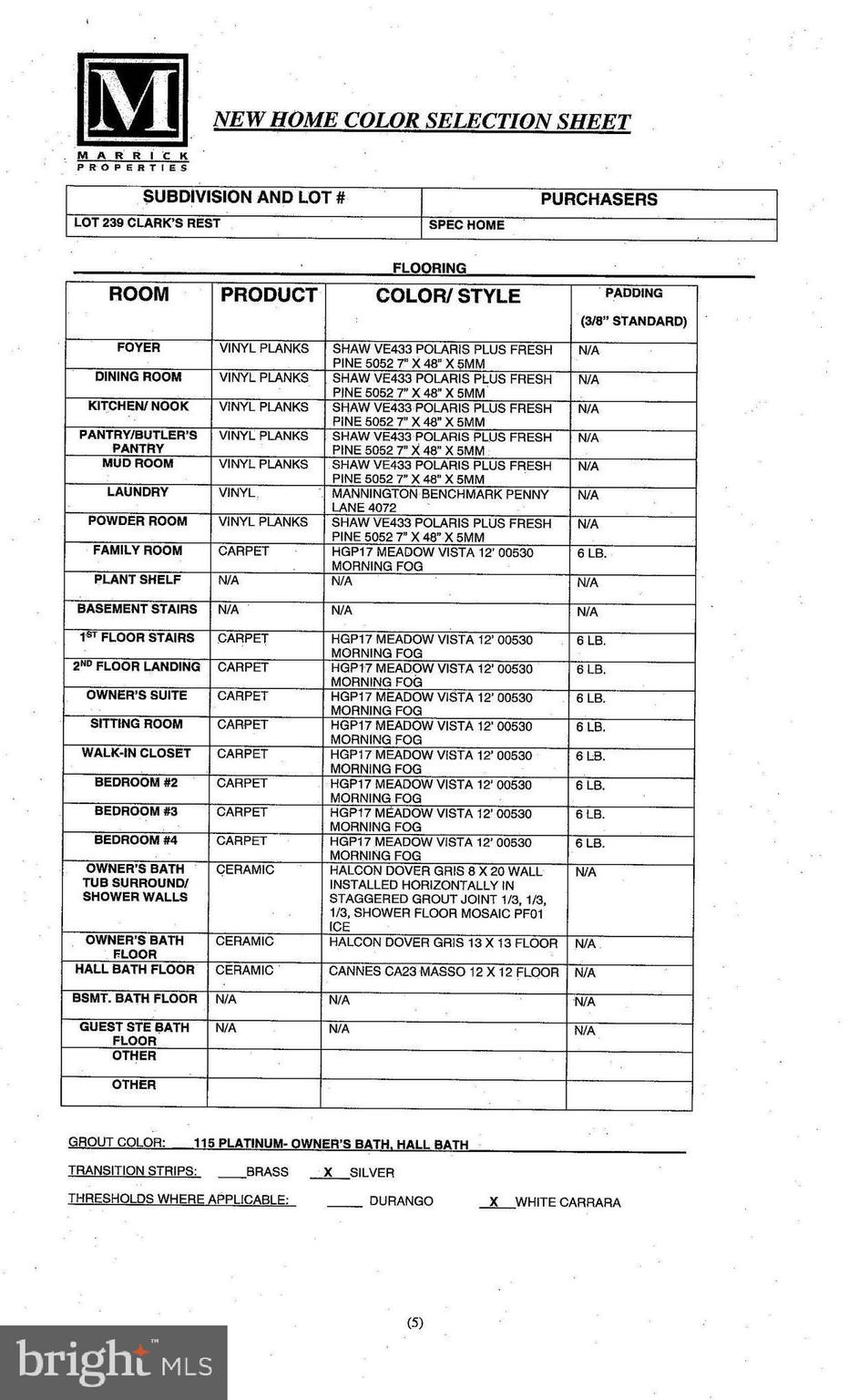 CLARK'S REST - Residential