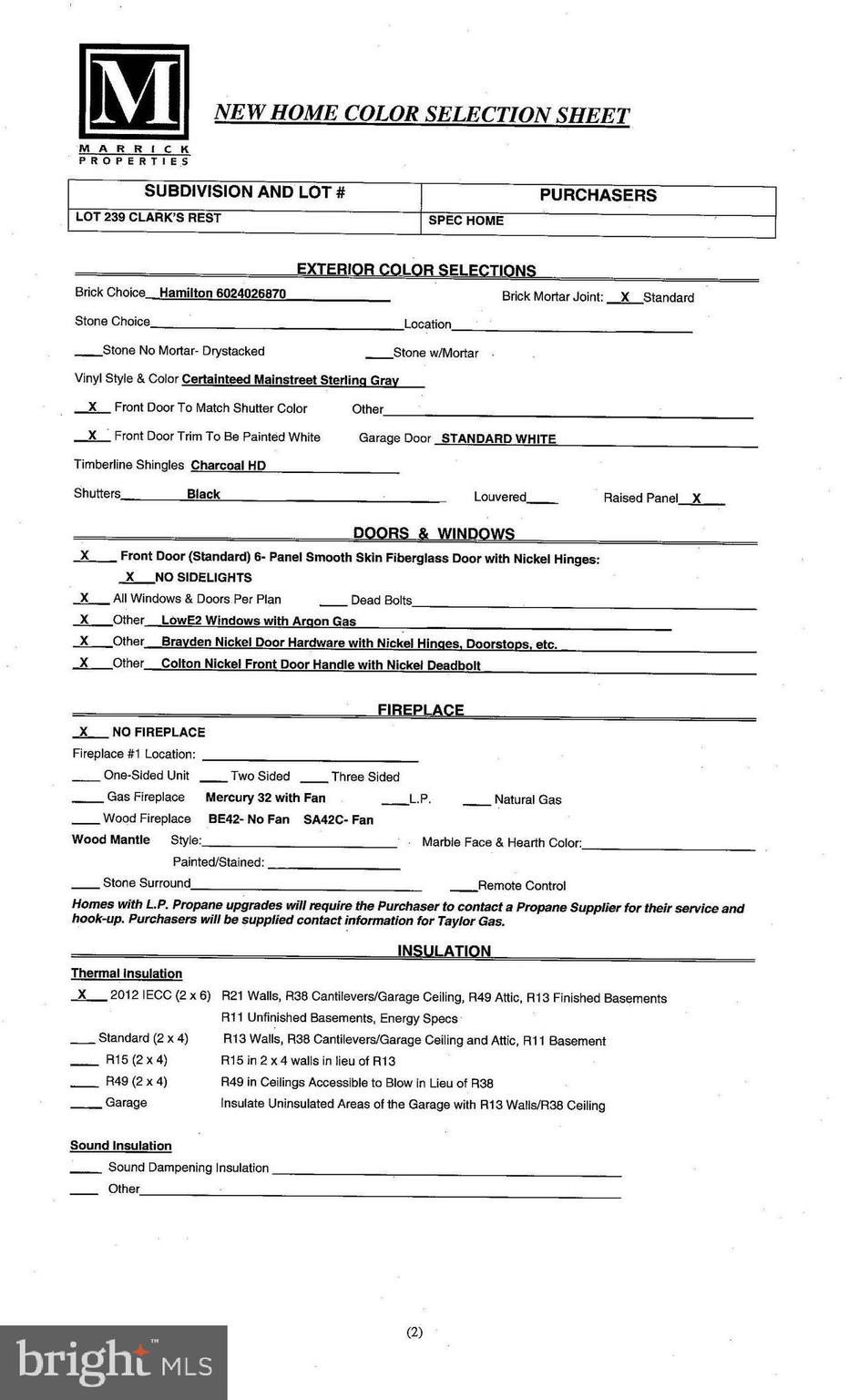 CLARK'S REST - Residential