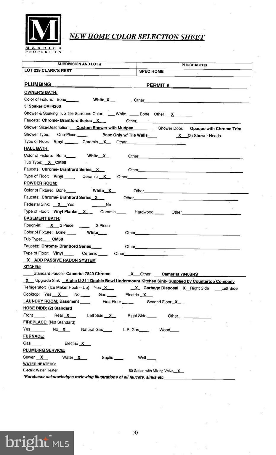 CLARK'S REST - Residential