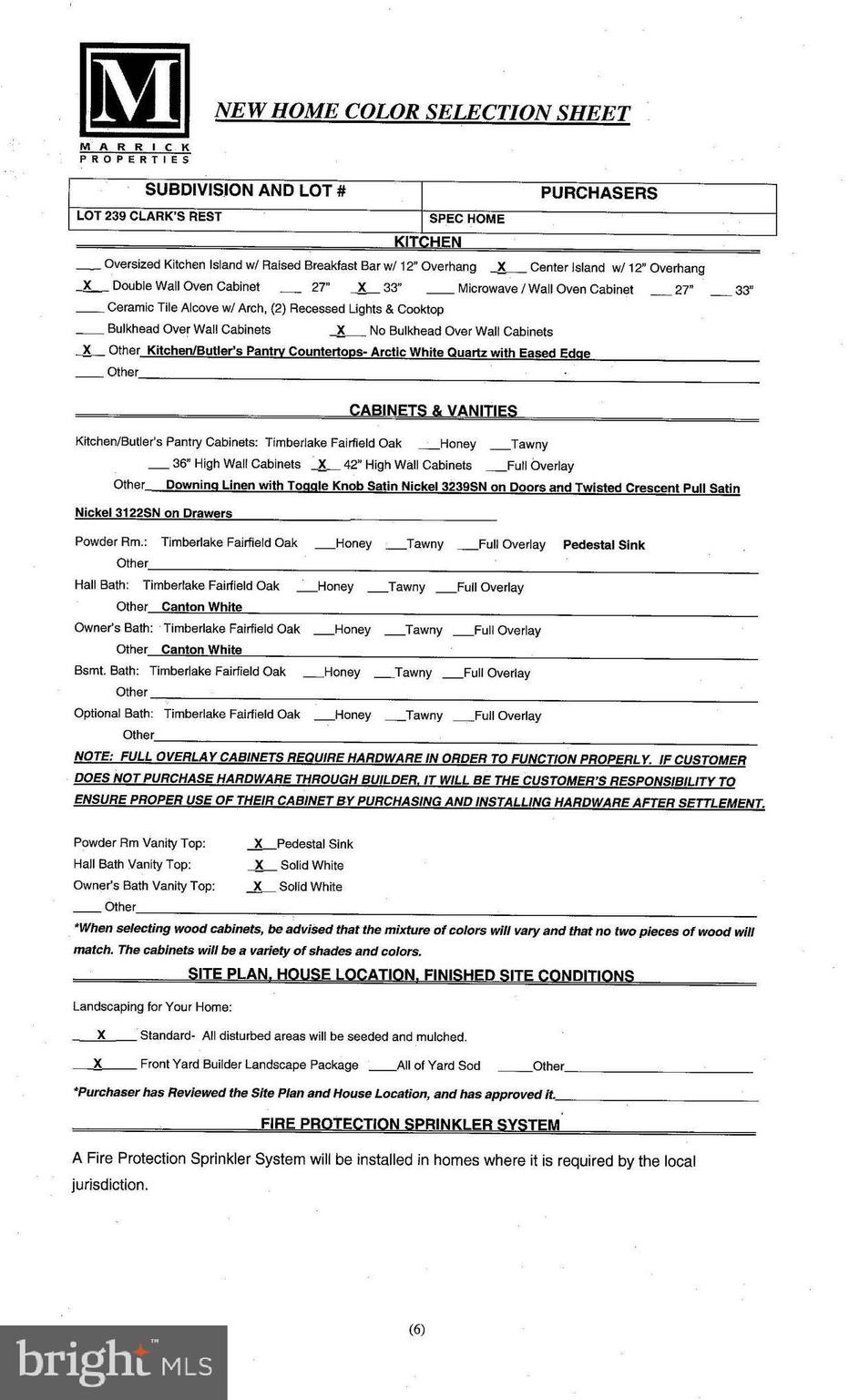 CLARK'S REST - Residential