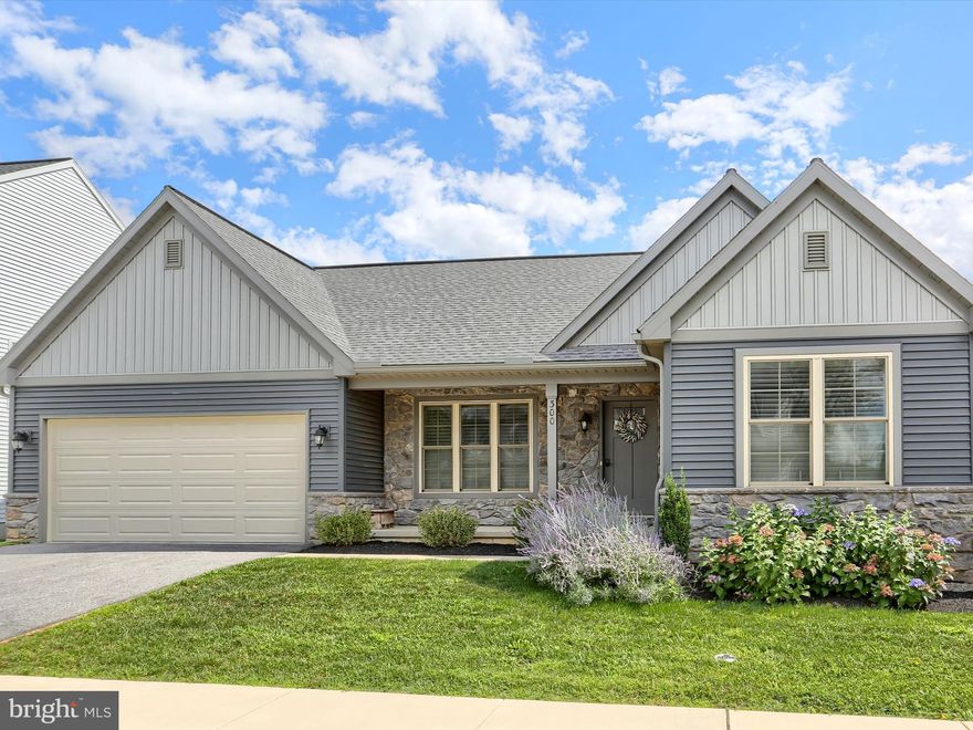 Major Price Reduction....Extremely Motivated Seller!!! 

Welcome to this stunning ranch-style home in Wright’s Landing at Legacy Park, built in 2022 and loaded with upgrades throughout. Sitting proudly on a corner lot with over 2,000 sq. ft. of above-ground living space plus a partially finished basement, this home offers the perfect blend of style, function, and comfort.
Step inside to an open floor plan featuring a spacious dining room, inviting living room, and a chef’s kitchen with quartz countertops, a large island with seating for four, and custom cabinetry. Nearly every window is adorned with plantation shutters, adding timeless character and elegance.
Enjoy indoor-outdoor living with a screened-in porch that leads to an extensively hardscaped back patio, perfect for relaxing or entertaining. With no homes directly behind, you’ll love the privacy and views while spending time outside.
Additional highlights include:
-2-car garage with driveway parking
-Primary suite with walk-in closet, tiled shower and heated floor
-Large walk-in pantry
-Flexible finished basement space for a recreational room, office, or gym
-Beautifully maintained landscaping on a desirable corner lot
Why wait and pay new construction pricing when you can have a move-in ready home with upgrades already completed? This Wright’s Landing gem truly has it all!