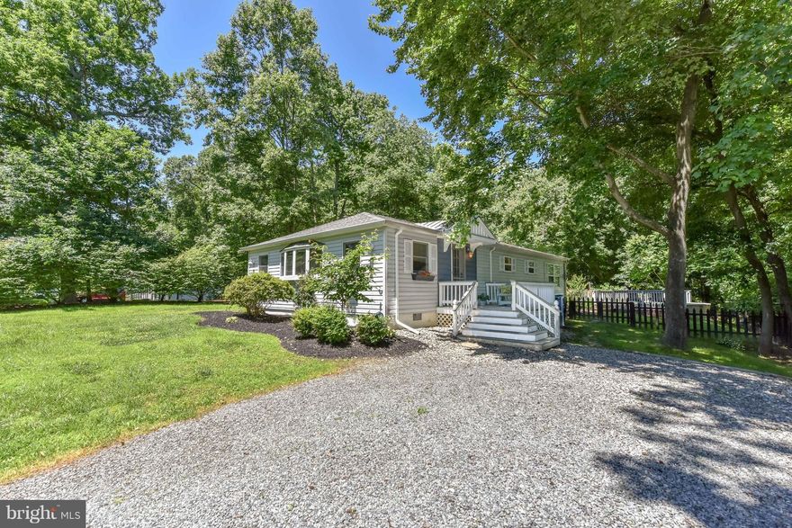 Beautiful one story living.  large open floor plan great for entertaining , stainless appliances , fireplace, tile kitchen and bath,   Tranquil yard , Brick patio , pool and plenty of storage .  Your own little paradise , water access within walking distance . Public water and Sewer . Close to Marinas,  Easy commute to Middletown, Newark or Elkton .  Don't miss this one !