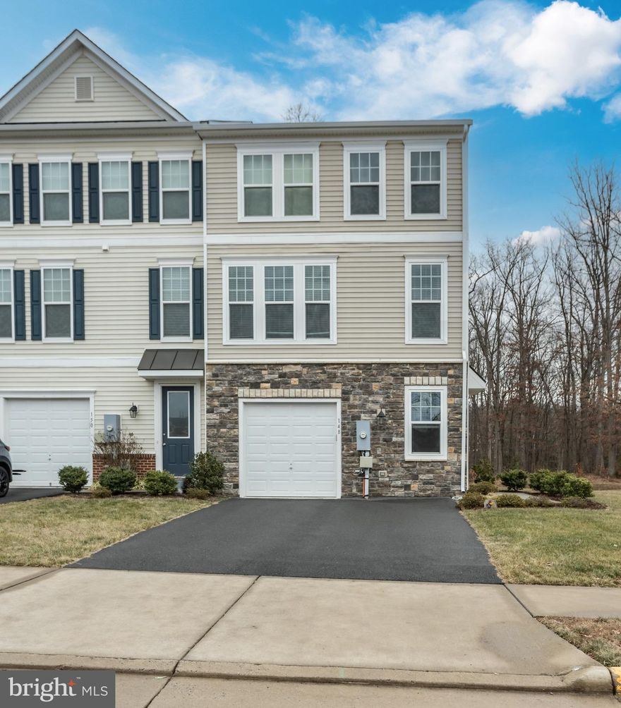 Check out this immaculately maintained 2,300 square foot end-unit townhome for rent in the highly sought-after Fieldstone community! Featuring 3 spacious bedrooms and 3.5 bathrooms, this home offers the perfect blend of comfort, space, and style.

One of our favorite features is the expansive walk-out basement, which opens to a large, level backyard that backs to serene woods—ideal for relaxing or entertaining. The outdoor space can also be enjoyed from the large deck just off the main living area. With windows on three sides, the home is filled with natural light throughout the day.

The gourmet kitchen boasts granite countertops, a center island, abundant cabinet space, and an oversized dining area with additional room for casual dining. Upstairs, you’ll find three well-sized bedrooms, including two guest rooms that share a full hallway bathroom. The primary suite sits at the rear of the home and offers a peaceful wooded view, a spacious private bathroom, and walk-in closets. For added convenience, washer and dryer hookups are located on the bedroom level.

Situated in a prime location at the back of the community, this home enjoys added privacy and plenty of guest parking.

Fieldstone is a vibrant community offering amenities such as tennis courts, basketball courts, a tot lot, sidewalks, and scenic walking trails. Conveniently located just off Routes 7 and 81—only 10 minutes from downtown Winchester—you’ll have easy access to shopping, dining, entertainment, and Shenandoah University. It’s also a short commute to Leesburg!

Don’t miss out—schedule your tour before it’s gone!