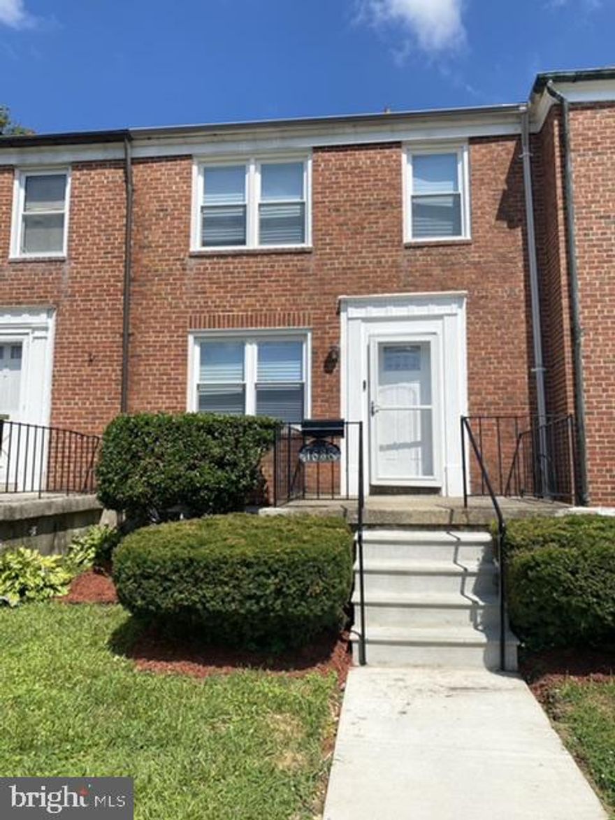 Absolutely Gorgeous  Townhome located in Gwyn Oak. The main level features  new flooring in the living room  and dining room. The room  flow into the an open  kitchen with white cabinets.  Crowning molding throughout main floor.  French doors from the dining area exiting to a fenced in backyard, large wooden deck with new hand rails and 2 Car parking Pad.  The basement is fully finished with new carpet. The space has a open layout for your creativity. Also, in the basement is a full bath and laundry closet with sliding doors.  The upper level features 3 bedrooms with new carpet.  This all brick structure was improved with new windows in the living room less than 3yrs old. This property is Convenient to local commuter routes (70, 695, 95), MARC Train and BWI, UMBC, CCBC, SSA and just one block from the elementary school, playgrounds, ball fields and Shopping Centers. Welcome home, this house will not last long. Offers are due by 10am on 22 July 2021.