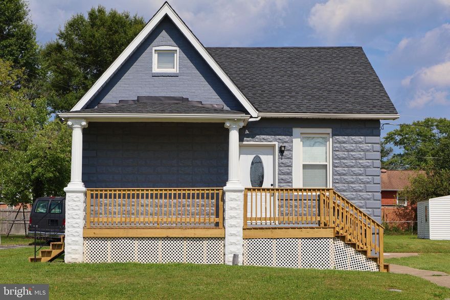 JUST REDUCED !!!!!!!! This is a must see.  Total rehab  3BR 2 FB.  Kitchen has stainless appliances , breakfast bar and island, granite counters with open floor plan and wood floors.  2 BR on main level with a full bath.  and a master BR with full bath and walk in closet on the second level.  Large back yard with 2 storage sheds.  unfinished basement with laundry area and lots of storage space.  custom stair rail to master BR.  recessed lighting,  new windows and roof. Lots of parking. Ready to move in.  BRING OFFERS