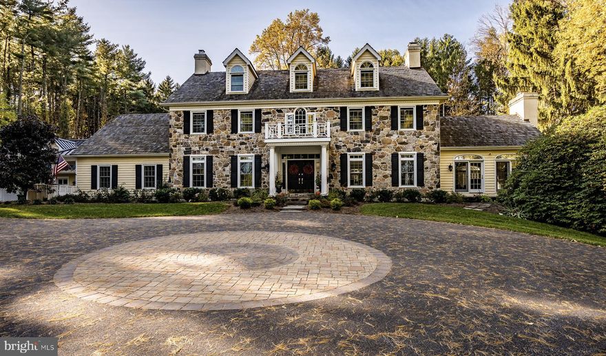 This absolutely drop dead gorgeous home has been totally and lovingly redone to the highest standard, providing gorgeous, open and inviting living spaces inside and out. Careful attention to every detail has resulted in one of the most impressive homes in the area. With volumes of space and plentiful light, every room flows perfectly from one to the next. The kitchen features a huge island, stunning finishes, loads of cabinet space and all high-end appliances. Off the kitchen is a large pantry. The gracious living room is open to the kitchen, foyer and has two openings to the solarium, creating an excellent flow through the house. The present owners have a dining area in the living room, too, and sitting area centered around the fireplace. The high ceilings and abundant light of the solarium with its fireplace make it a favorite spot to relax. The former attached garage has been converted into a large office space that could also become a first floor bedroom. A large mudroom/laundry room was also added. There is also a full bath. The formal dining room is used as a second home office. Upstairs, the master suite has been completely redone to the highest standard. With a gas fireplace, balcony, changing room, large walk-in closet, and luxurious spa-like master bath (with unique, high-tech mirror TV!), the master suite leaves nothing to be desired - it is absolutely perfect! A further three big bedrooms and hall bath round out the second floor. The third floor is a completely finished bonus space and includes another full bath and an additional 1000sqft of above ground finished living space. The full basement has a walkout and provides plenty of dry storage space. The rear of the house has a beautiful water feature, hard-scaping and a manicured lawn surrounded by plantings and totally private. A large detached three car garage with further walk-up storage space above has been added. The property is located on a secluded 4 acre parcel on a quiet country road and abutting large parcels that are permanently protected by conservation easements. There is an access point to Pocopson Township's trail network just a short stroll down the road. In sought after and highly ranked Unionville-Chadds Ford School District, but only a few short minutes from West Chester and near to several nature preserves, easy commuting to Philadelphia, the Airport and Wilmington, this exquisite property is the perfect place to call home and is a tremendous value to the lucky buyer.