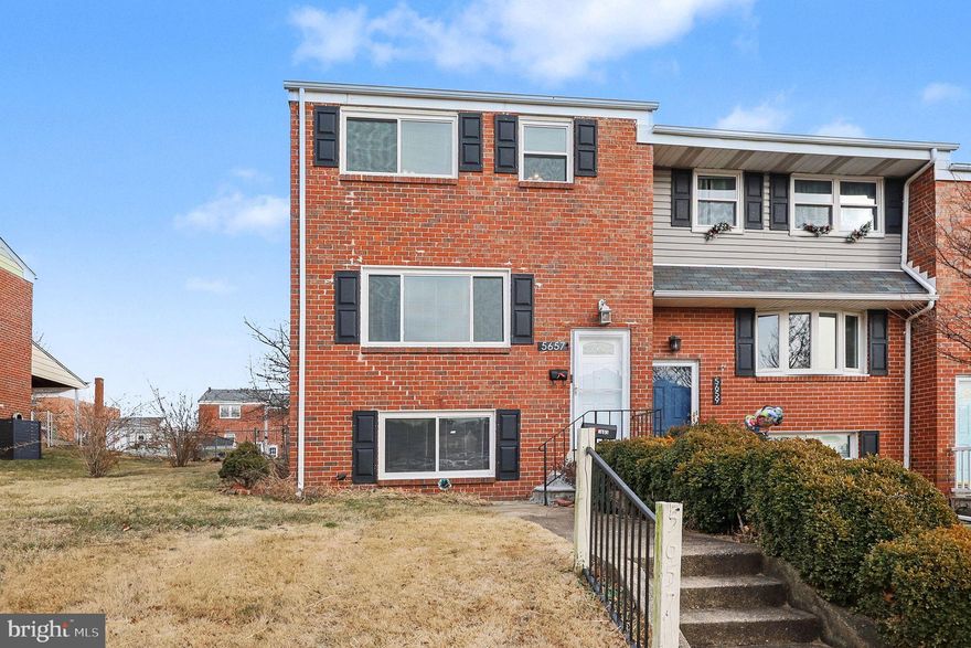 Welcome to your new beautiful home in Halethorpe, MD! This end unit, 4 bedroom and 2.5 bathroom townhome is move-in ready and boasts almost 2,000 square feet. It would be perfect especially for a first-time homebuyer…. or anyone looking for something super affordable yet well-updated with instant access to UMBC/BWI/Baltimore in a great neighborhood. Many updates including ALL BRAND NEW WINDOWS, ALL BRAND NEW LVP FLOORING, new paint in all bedrooms and main floor, new carpet in basement, newer stainless steel kitchen appliances, recently renovated basement full bathroom, newer HVAC/water heater, and energy-saving solar panels that keep the electric bill super low in both summer and winter. As you walk in the front door onto the main floor you’ll be greeted by a spacious living and dining room where you’ll spend lots of time with family. The kitchen oversees the huge fenced-in backyard with a private parking pad driveway for 2 cars! As you go upstairs you’ll see the gorgeous updated full bath with newer fixtures in the hallway. The primary suite features a primary bathroom and also a huge walk in closet. 2 more bedrooms upstairs, and then as you go into the basement, you’ll be thrilled to see the completely renovated full bathroom and massive 4th bedroom (or possible use as rec room/2nd living room/office)! Book your showing ASAP so you don’t miss out on this opportunity to own a one of a kind end-unit for a super great price. Welcome home!