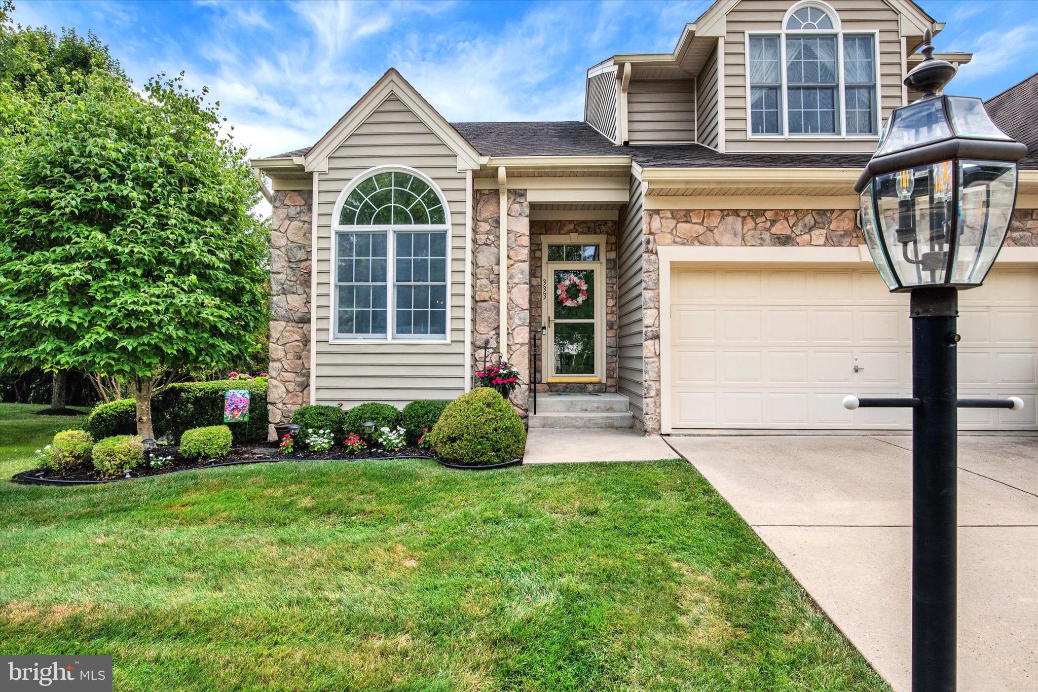 Welcome to your next chapter of gracious 55+ living in this beautifully crafted Clark Turner home, tucked away on a quiet corner lot that feels like your own private oasis. Boasting nearly 3,800 finished living area, this 3-bedroom, 3.5-bath gem is designed for the lifestyle you’ve earned, main-level living that keeps life easy, with all the extra space you want for entertaining family and friends. Step inside and you’ll see why everyone who visits says the same thing: “I can’t believe how big it is!” The formal living and dining rooms are warm yet elegant, with custom moldings and ceilings that add a refined touch. The kitchen is a true standout, you’ll love the charming barrel ceiling and the many windows that fill the space with natural light while framing a backyard view that transforms with the seasons. Recent updates like gorgeous granite, a stylish backsplash, and newer appliances mean it’s as functional as it is beautiful. The spacious main-level primary suite is your personal sanctuary. Enjoy a long soak in the tub, a generous walk-in shower, and plenty of room to stay organized with dual sinks and thoughtful cabinetry. It’s the kind of suite that makes you look forward to unwinding every night and maybe sleeping in just a little longer. Each bedroom boasts a spacious walk-in closet, plus there’s storage galore throughout the home to keep everything beautifully organized! Head downstairs and discover the huge finished basement with brand-new plush carpet, ready for a pool match, ping-pong battles, or game nights that go well into the evening. With bright windows and a walk-out to the patio, it’s perfect for hosting loved ones of all ages. Out back, you’ll find an expansive deck overlooking a rolling green landscape and mature trees, the corner lot and extra yard space give you a sense of privacy that’s hard to find. It truly feels like your own scenic retreat, yet you’re just minutes to I-95, Wegmans, Target, Lowe’s, restaurants, and all the services you need, including top medical care. Big-ticket items? Already taken care of: a new roof is being installed this month, sump pump is new this month, the HVAC was updated in 2019, gutters in 2022, and the hot water heater was replaced in 2024. Come see this thoughtfully maintained home for yourself. It’s refined, warm, and ready to welcome you home for the best years yet.