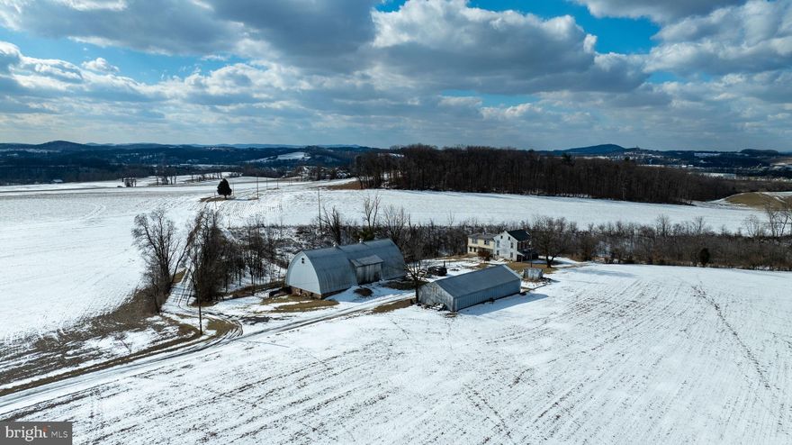 The close price on this property reflects the sold price for (2) parcels MLS PABK2053494 and PABK2053502 in entirety. This property is going to onsite auction 4/10/2025 at 12 PM and is being sold with reserve. LISTED PRICE IS ONLY A SUGGESTED OPENING BID AND IS NOT INDICATIVE OF THE FINAL SALES PRICE WHICH WILL BE BY SELLER CONFIRMATION DAY OF AUCTION.  Terms: Down payment of $125,000 required day of auction. Settlement on or before June 11, 2025. Transfer taxes to be paid by buyer. Real Estate taxes shall be prorated.
Parcel # 3: 125.5 +/- acres farm w/ 4-bedroom 2 bath 2-story farmhouse needing some repair/update, 36' x 72' bank barn & 26' x 68' open front equipment shed. Secluded farm setting with driveways from both Ida Red & Ontelaunee Roads. Approx. 92 acres open tillable and 25 wooded. Property has well & onsite septic, is enrolled in Clean & Green, zoned Agriculture and not preserved. Down payment $125,000.00 Annual taxes +/- $4818.00.