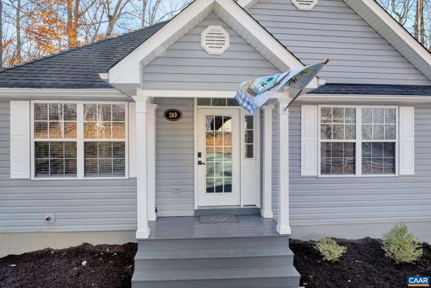 You'll love this beautiful Lake Monticello home located on a large corner lot.  As you enter the foyer you will notice the vaulted ceilings and new flooring. The main level offers a great room with a gas fireplace, kitchen and breakfast nook overlooking your fenced backyard. The primary suite is conveniently located on the main level of the home complete with a new shower along with two additional bedrooms and a full bathroom.  The walkout unfinished terrace level is ready for you to design your perfect recreational space. The ample outdoor spaces provide a place to relax and enjoy country living. Enjoy your front porch or back deck with new Trex decking. Don't wait and schedule your private showing today!