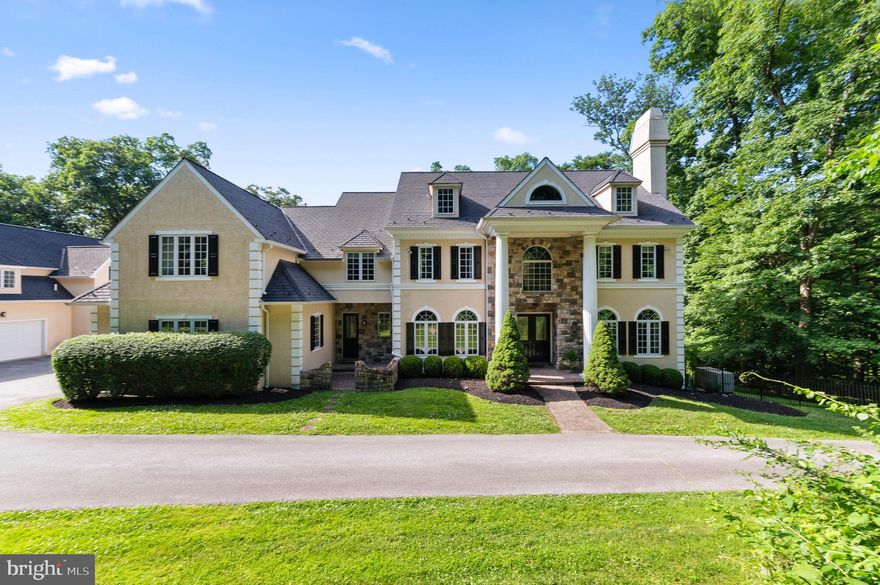 Welcome to this stunning and recently updated estate style home sitting on 5.6 secluded acres in Top Rated Great Valley Schools.  This property has it all- 6 bedrooms, 6.2 bathrooms, finished lower level, 4 car attached garage and a separate 6 car detached garage with attached  guest suite with 2 bedrooms, 1 bathroom and living space.  The main house with 10ft+ ceilings has been recently updated offering refinished hardwood flooring throughout the first floor; formal living room with gas fireplace that extends into the handsome office with floor to ceiling built-in cabinetry; off of the office is a beautiful sun room- the perfect space to enjoy your morning coffee; formal dining room with upgraded millwork and attached butler's pantry with sink, ice maker, and additional dishwasher; beautifully updated kitchen with custom cabinetry, stainless steel commercial grade appliances, island seating, walk-in pantry, and attached breakfast room with sliders to the covered porch that exits to the composite deck.  The kitchen looks directly into the massive family room with built-in wet bar, gas fireplace, and wall of windows bringing in a ton of natural light.  This floor is completed with a mudroom area and formal and informal powder rooms.  The second level offers a large master suite with sitting area, walk-in closet with shelving system, and luxurious bathroom with his and her vanities, pedestal tub, and stall shower; 2 spacious bedrooms that share a Jack and Jill bathroom and 2 bedrooms with their own ensuite bathrooms.  The third level has been finished for an additional bedroom and bathroom.  The lower, walk out level with full bathroom is completely finished and currently is used for a theater, gym, and gaming area.   The 6-car detached garage is perfect for the car enthusiast with tall ceilings and has an adjoining guest house with first level family room and second floor with living space, kitchenette, breakfast area, 2 bedrooms and 1 full bathroom.  This is the perfect space for guests or long term visitors.  There is also a whole house generator so you never have to be worried about losing power.  This entire property is beautiful, spacious, private and offers so much more than the rest!  Close to all major roadways for an easy commute to Philadelphia and Wilmington, minutes to Paoli train station, and close to Lancaster Avenue and downtown Wayne with it's amazing array of great dining and shopping options.  Make your appointment today to see this magnificent property; you will not be disappointed! For Our Open Houses: We will be following safe showing protocol - all agents and visitors must sign in and wear masks and gloves, only one group permitted inside at a time, 15 minute increments,  - Thank you and please be patient as we navigate this new Open House process!