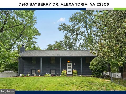 7910 BAYBERRY DRIVE ALEXANDRIA VA 22306