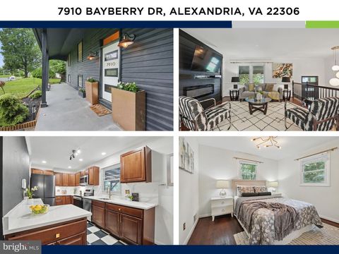 7910 BAYBERRY DRIVE ALEXANDRIA VA 22306