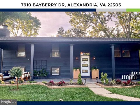 7910 BAYBERRY DRIVE ALEXANDRIA VA 22306