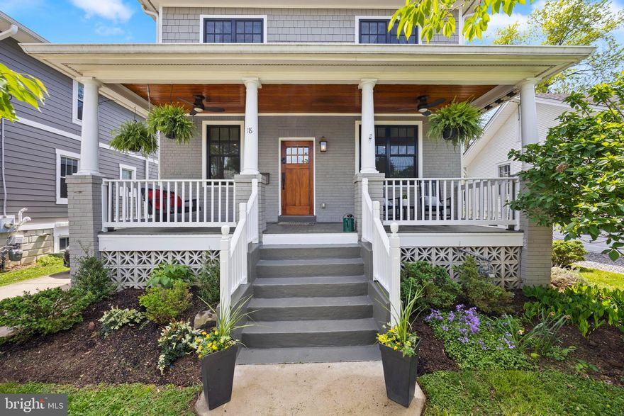 Welcome to 18 W Masonic View Ave, a beautifully appointed home in Alexandria’s desirable Rosemont neighborhood. Ideally located just minutes from Old Town, Del Ray, and two Metro stations. This residence offers the perfect combination of charm, convenience, and modern updates.
This spacious home features 4 bedrooms, 3.5 bathrooms, and three finished levels designed for comfortable living and entertaining. A welcoming front porch sets the tone, while inside you’ll find original oak flooring, high ceilings, and plenty of natural light throughout. A cozy wood-burning fireplace anchors the main living area, adding warmth and character.
The main level offers excellent flow with a dedicated living area, a separate dining room perfect for gatherings, and the added convenience of a main-level bedroom—ideal for guests, a home office, or flexible living needs.
The kitchen and bathrooms are thoughtfully updated with granite countertops, and all bathrooms feature ceramic tile flooring for a sleek, modern finish. Spacious living areas provide versatility for today’s lifestyle.
Enjoy close proximity to local shops, dining, parks, and commuter routes, making this home an exceptional opportunity in one of Alexandria’s most sought-after communities.