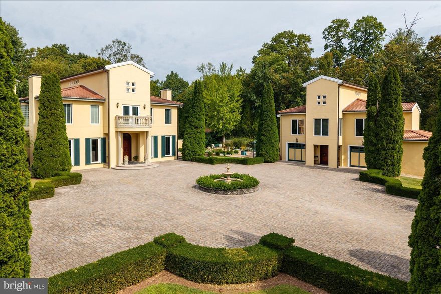 Set amid a patchwork of storied farms and unspoiled landscapes, this distinguished property captures the essence of European elegance while embracing the beauty and bounty of rural Virginia. As you approach the circular cobblestone drive and pass the fountain, double solid mahogany entry doors - locally crafted - welcome you to a home designed for both beauty and function.

Inside the Main Residence, limestone floors, a sleek gourmet kitchen, and a private wine cellar anchor interiors that radiate warmth and refinement. A dry bar connects the gourmet kitchen to the gracious dining room, where a fireplace creates an inviting backdrop for winter gatherings. Expansive windows frame sweeping vistas, ensuring every room feels connected to the surrounding gardens. 
A thoughtfully designed Guest Apartment offers its own entrance, kitchenette, fireplace, and spacious bedroom. Ideal for hosting friends and family in complete comfort.

The property’s grounds are a living masterpiece. Meticulously designed with native plants and pollinator-friendly landscaping, every pathway reveals a new discovery. The gardens themselves documented and made part of The Garden Club of America Collection at the Smithsonian’s Archives of American Gardens. Highlights of the property include a saltwater pool with pool house, a private pond with dock, a greenhouse and potting shed, a charming garden house, and a well-equipped sports court. For moments of retreat, enjoy the private gym and sauna. Practical luxuries include a large generator, equipment barn, and a three-bay garage with front and rear entry and electric car charging.

While the estate feels like a private escape, convenience is at your doorstep. Charming villages such as Orange, Culpeper, and Gordonsville are minutes away, offering farm markets, cafés, and wineries. Multiple routes lead to Charlottesville’s shops, restaurants, and cultural attractions. Amtrak service in nearby Culpeper makes a day trip to Washington, D.C. effortless, and Dulles International Airport - all less than 90 minutes away and connects you directly to more than 130 destinations worldwide.

Whether you envision hosting vibrant poolside soirées, intimate wine tastings, or simply savoring simple evenings in the gardens, this property is designed for a life well lived.