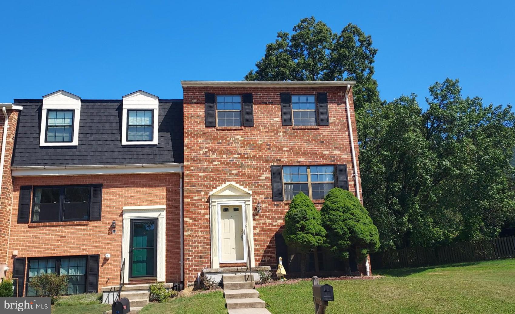 Welcome to Drexel Woods — Where Comfort Meets Convenience. This beautifully maintained 3-bedroom, 2.5-bath brick-front end-unit townhome is nestled in the peaceful yet well-connected Drexel Woods community. With direct access to the Patapsco State Park Trailhead right within the neighborhood, nature is truly at your doorstep. Inside, you’ll find stylish luxury vinyl plank flooring throughout the main and part of lower levels, complemented by brand-new carpeting in all bedrooms. The layout includes a sun-drenched living room, a separate dining room, and a walk-out level basement featuring a large rec room and a spacious laundry and utility room. Recent updates include a newer roof and a 2-year-old heat pump, offering peace of mind and energy efficiency. With easy access to US-40, I-695, and I-70, as well as to UMBC and CCBC, plus nearby shopping and dining options, this home blends tranquility with everyday convenience. It’s more than just a property—it’s a place to truly call home.
