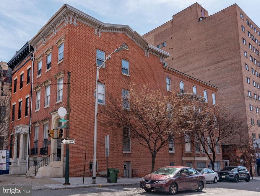 List price to be opening bid at online only auction.  Online auction to be conducted on Auctioneers website.  Bidding begins Thursday, April 3rd and ends Tuesday, April 8, 2025 at 01:00PM.  Fully Leased 9 Unit Apartment Building in the "Mount Vernon" Neighborhood of Baltimore City with 1 Car Garage.  Approximately 8,550+/- sq. ft. of above grade living space and 3,150+/- sq. ft. below grade. Current gross monthly scheduled rent of $13,616. Current gross annual scheduled rent of $163,392. Unit CH - 1 Bedroom/1 Bath Rented for $1,699 + $30 Utility Reimbursement (comes with parking). Unit TF - 1 Bedroom/1 Bath Rented for $1,499 + $30 Utility Reimbursement & $35 Pet Rent. Unit TR - 1 Bedroom/1 Bath Rented for $1,349 + $30 Utility Reimbursement & $35 Pet Rent - Notice given to vacate 4/18/25 -New Tenant @ $1,449 starting 5/16/25. Unit 1F - 1 Bedroom/1 Bath Rented for $1,449 + $30 Utility Reimbursement. Unit 1R- 1 Bedroom/1 Bath Rented for $1,499 + $30 Utility Reimbursement. Unit 2F - 1 Bedroom/1 Bath Rented for $1,399 + $30 Utility Reimbursement. Unit 2R - 1 Bedroom/1 Bath Rented for $1,449 + $30 Utility Reimbursement. Unit 3F - 1 Bedroom/1 Bath Rented for $1,449 + $30 Utility Reimbursement & $35 Pet Rent. Unit 3R - 1 Bedroom/1 Bath Rented for $1,449 + $30 Utility Reimbursement. Utilities: The units are individually metered for gas and electric. Key Items:- Roof replaced in 2017, under warranty until 2027- All units have central heat pump HVAC systems. 8 of 9 HVAC systems replaced by current ownership and under warranty, the 9th system was installed in 2012 by prior owners. - Individual water heaters replaced as needed. - All units have W/D - 1 surface parking spot as part of unit CH. Location: Mount Vernon is a designated National Landmark Historic District and a city Cultural District. It boasts stunning 19th century architecture and well kept parks. Being close to downtown, Mount Vernon is well-served by public transit and is blocks from Light Rail. The neighborhood is home to a mix of institutions, including the Peabody Conservatory, Walters Art Museum, University of Baltimore, Maryland Historical Society, Maryland Institute College of Art, Joseph Meyerhoff Symphony Hall, Baltimore School for the Arts, Lyric Opera House, Center Stage & much more!