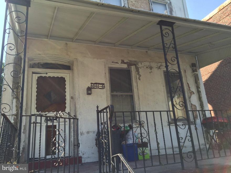 Investors Alert! Come purchase this TLC large 3 story single property located minutes from LaSalle University and mass transit Property features an open 1st floor concept and 4 spacious bedrooms on the 2nd & 3rd floors. Seller is motivated and will entertain all reasonable offers.     House has been recently cleaned out and offers plenty of potential, 3 stories - 4 spacious Bedrooms with new heater and water heater. Very motivated seller looking for creative handy man to purchase.  It's within walking distance of LaSalle University campus and public transportation.