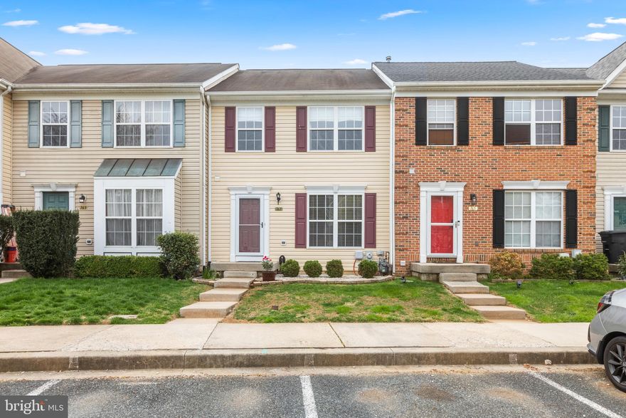 Beautifully maintained and thoughtfully updated, this move-in ready townhome is located in the sought-after Winters Run community. The three-level bump-out design provides over 2,000 square feet of finished living space with a functional and inviting layout. The main level features a spacious living room filled with natural light, along with an eat-in kitchen complete with granite countertops, stainless steel appliances, and a generous pantry. A sunroom off the kitchen offers additional living space ideal for a den or sitting area. Luxury vinyl plank flooring has been updated in the foyer, kitchen, sunroom, and primary bath. Sliding glass doors lead to an upgraded deck overlooking the common area and pond. Upstairs, the oversized primary suite includes a private bath and a versatile sitting area or home office space. Two additional bedrooms and a full hall bath complete the upper level. The finished lower level offers an open recreation area with a gas fireplace and a convenient half bath. Lower Level laundry area with additional storage. A walk-out slider provides access to the paver patio and fully fenced backyard. Enjoy close proximity to walking trails, playgrounds, schools, library, shopping, and easy access to I-95.