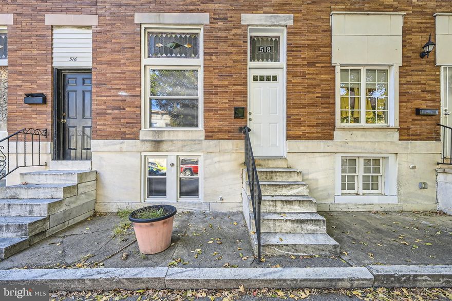 Wow! What a great property! Classic inside and out from its marble stairs to its arched passageways. Located on a very beautiful uniformed block. Walking into the home you are greeted by stunning deep and rich hardwood floors that have been recently refinished. You’ll also find a fresh modern paint scheme throughout. Both the vestibule entryway and living area are ordained with stained glass transom windows that truly give this home an edge above the others. The semi-open floor plan has an integrated living room and dining room that lead into a large kitchen. This kitchen has stainless appliances and plenty of room for an eat-in table space. Upstairs is the extra large primary bedroom and and additional large bedroom in the rear. A fully updated bath with skylight is available along with the perfect staging area for an office/craft room between the two bedrooms. The basement is big, clean and finished and houses a family/recreation room with exposed brick. The property was previously a two family home and the lower level has an updated full bathroom and makes a great separate living space with bonus  utility/storage room in the back. Wrapping things up is the fenced in rear yard that provides enough space for almost anything you can think of. This home is move-in ready and will surely bring may years of joy and happiness. Love it or leave it with our 12-month ‘Buy it Back or Sell it for Free’ guarantee!* Do you have a home to sell? Buy this home and we will buy yours for cash!* Schedule a tour right now!