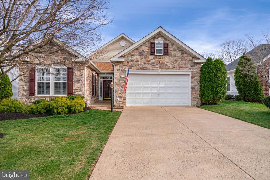 Welcome home and experience the exceptional lifestyle that the Four Seasons active adult 55+ community offers. This home has great curb appeal and is ready for you. This unique Martinique  model, approximately 2400 square feet, has 3 bedrooms and 2 full baths. This home has been freshly painted throughout and new carpet has been installed in three rooms. Crown molding and chair railing in the dining room; large kitchen with stainless steel appliances, lots of counter space and cabinets plus a sunny breakfast nook. Walk out the sun room onto a delightful patio with  a gazebo perfect for entertaining. Primary bedroom with large walk in his and her closets; primary bath with double sinks soaking tub and new walk in shower. Laundry room on main level. New roof as of 2019;  new ceiling fans;  house has been wrapped for extra insulation; two car extended garage with side door and over the garage storage;  updated heating and air system. Awesome club house with indoor and outdoor pools, tennis courts, fitness center, exercise classes, nature trails, putting green, numerous clubs to join, social events. Minutes to I95, Quantico, Potomac Mills, close to shopping and restaurants.