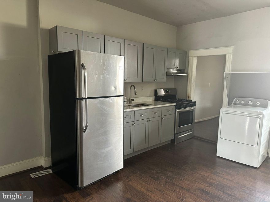 Amazing Home and Great deal also.
Fully renovated home  SOLD AS IS But its has new roof, new plumbing, new HVAC, renovated kitchen and floors all new bathrooms, 
 This brick home in The Alameda community is move in ready.The kitchen has been recently updated with new cabinets and countertops. Upstairs are three large bedrooms and a full bathroom. The full basement is has plenty of space  with 4 th bedroom and bathroom, space for storage and a washer and dryer in the laundry area. The backyard is fenced in for privacy  and has a driveway. Close to the Morgan State University, Loyola & Johns Hopkins, this would also be a great home for first time homebuyers or investors. Schedule a showing today!