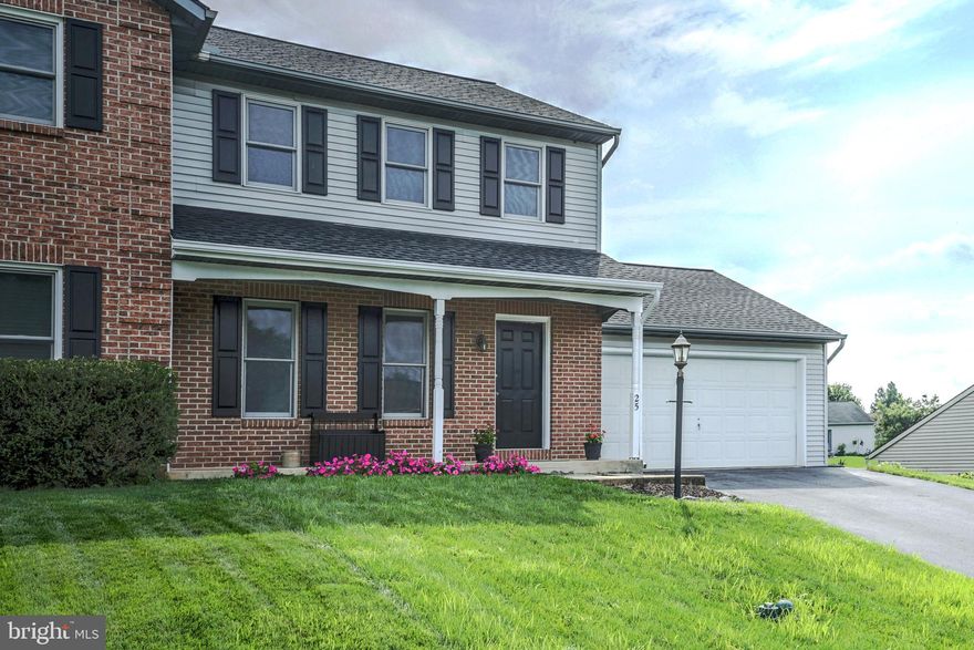 Welcome Home! Take a look at this move-in-ready 3 bed/1.5 bath home and you'll know you've finally found it! Enjoy a cup of coffee on the porch in the morning and invite family and friends for weekend BBQs on the oversized patio in your backyard oasis! Cul-de-sac neighborhood means you don't have to worry about through traffic. Close enough to Lititz to easily enjoy the "coolest small town in America" (2013 Budget Travel), yet far enough away that you don't have to worry about traffic. Freshly painted throughout with plenty of "newer" going on here: Roof 2011, stamped concrete patio 2009, Slider door 2011, water softener and water heater 2011, heating/cooling 2010.