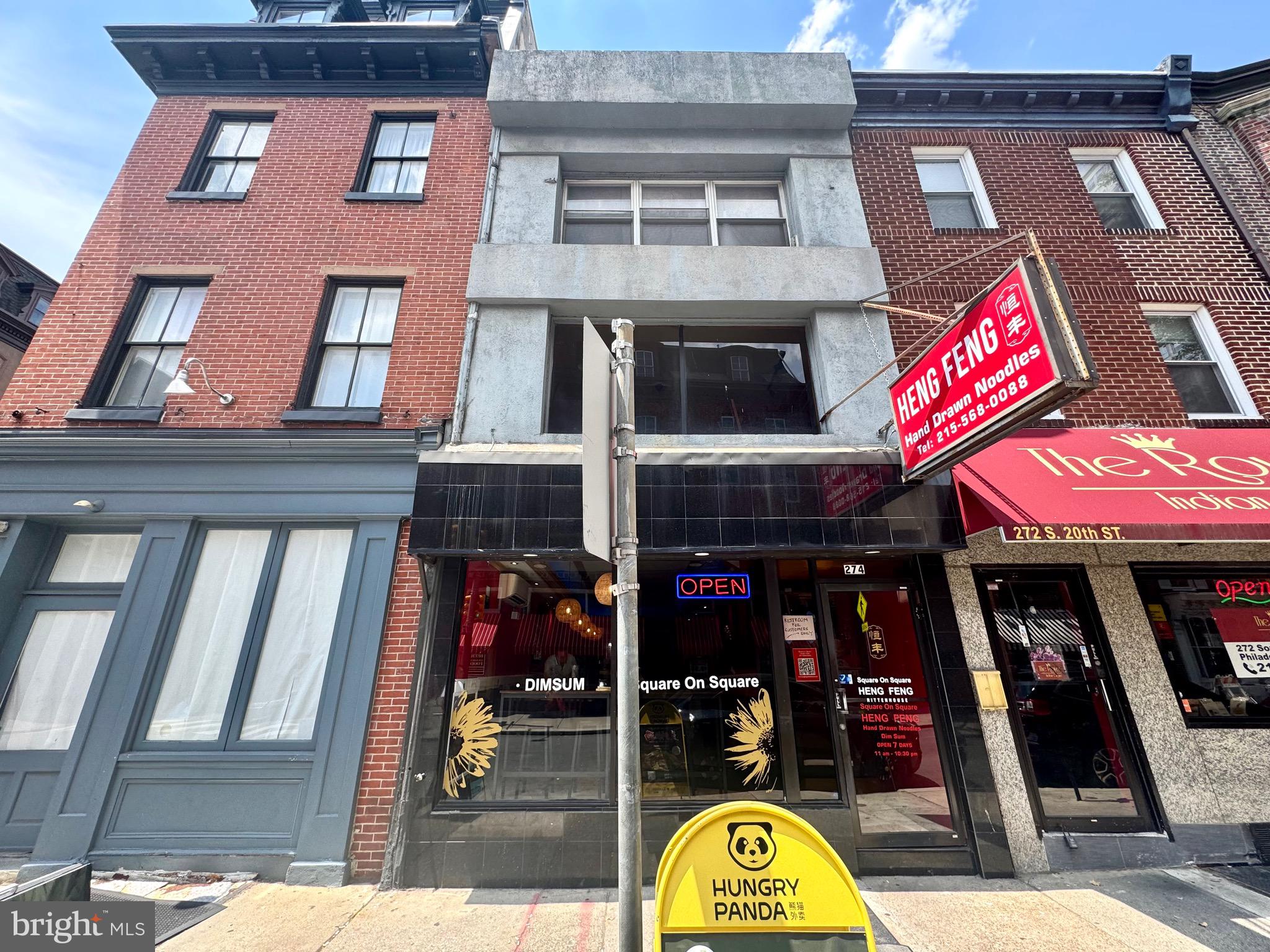 Welcome to 274 South 20th Street, a prime mixed-use property located in the heart of Philadelphia’s vibrant Center City. This exceptional location boasts a fully operational restaurant, Heng Feng, occupying both the first and second floors. The first floor features a spacious dining area and a fully built commercial kitchen, complete with a walk-in cooler in the basement, while the second floor offers additional seating perfect for private events and parties. The third floor is a charming three-bedroom, one-bath apartment, ideal for an owner-occupant or as a rental unit. This property is a fantastic value-add opportunity, with its prime Rittenhouse location ensuring a steady flow of foot traffic and potential for growth. Don’t miss out on this unique investment opportunity!