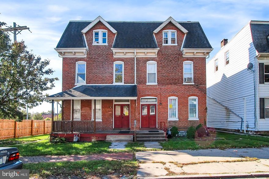 3 unit Investment Property that was well maintained during owner's tenure. All windows replaced and wrapped.  New roof in 2004. Furnaces and hot water heaters replaced as needed. Floors replaced when tenants were transitioning. Each unit is either one or two bedrooms and is complete with a range/ oven, Eat-in kitchen, and Living Room. Currently, all units rented. The owner would prefer to sell both properties (242 Roosevelt and 244 Roosevelt)together.