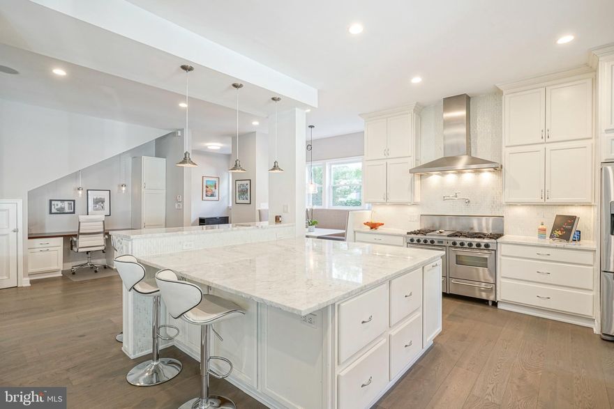 Welcome to 3313 Baring Street, an exceptional, fully renovated home set on a rare 45x110 foot lot in the heart of University City. Located on one of the area’s most picturesque tree-lined streets, this stunning residence seamlessly combines historic charm with modern luxury, creating the perfect sanctuary for contemporary living. Step inside this expansive, south-facing home and be greeted by light-filled interiors that exude elegance and warmth, featuring high ceilings, large windows, and spacious living areas that offer an unmatched sense of openness and comfort.

The main level is designed for both grand entertaining and everyday comfort, with a welcoming foyer, an impressive living room, and a formal dining area. The gourmet kitchen is a true centerpiece, featuring a massive island, high-end appliances, and ample cabinetry that make it perfect for culinary enthusiasts. A bright breakfast nook, open layout, and seamless flow into the dining and living areas create an ideal space for hosting gatherings. Additional features include a mudroom and a stylish powder room, enhancing the home’s overall functionality.

The second floor is a private oasis, highlighted by the expansive primary suite with three walk-in closets and a spa-like bath featuring heated floors, adding a luxurious touch of warmth and comfort. This floor also includes an additional bedroom, a cozy sitting area, a dedicated office, and a convenient laundry room, providing everything needed for modern, upscale living. The third floor continues to impress with four generously sized bedrooms, a spacious family room, and two additional full baths, making it ideal for accommodating family and guests.

The fully finished lower level offers a versatile space with a massive rec room, perfect for game nights, movie marathons, or a vibrant play area. This level also includes a wet bar, ample storage, a mechanical room, and an additional powder room, rounding out the home’s extensive offerings.

Outside, embrace the beauty of Philadelphia’s seasons with superb outdoor spaces, perfect for al fresco dining, gardening, or simply unwinding in the tranquil surroundings. The well-manicured lawn and patio areas offer additional versatility, whether for entertaining or relaxation. The property also includes convenient 4+ car parking directly adjacent to the home—a rare and valuable feature in the city—with the driveway having been long-term leased by both current and previous owners, and the lease is transferable.

Located in the highly sought-after Powelton Village neighborhood and within the Powel School catchment, 3313 Baring Street offers a harmonious blend of luxury, functionality, and an unbeatable location. With six bedrooms, dedicated home offices, extraordinary outdoor space, and unparalleled features, this one-of-a-kind residence provides the perfect backdrop for your lifestyle. Don’t miss your chance to make this exquisite home your own!
