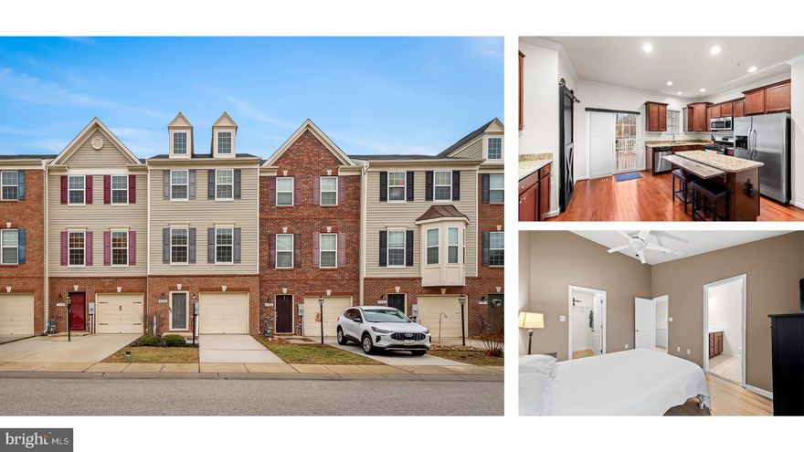 Located in the amenity rich Tanyard Springs community, this garage townhome has been perfectly maintained and is move in ready for the next owner. The convenience starts with parking in your garage or driveway before entering the charming hallway with shaker molding and custom built under the stairs storage drawers. The hallways takes you to a family room, complete with a half bathroom and laundry. The large sliding glass door takes you to the yard, which is fully fenced in with an easy to maintain vinyl privacy fence, great for pets, playing, grilling, gardening, or however you like spending quality time outside. Upstairs you’ll find the main living level which provides modern, open concept living. The large kitchen offers lots of granite countertop space, features a center island with a breakfast bar overhang, as well as an additional coffee bar. Those that like buying in bulk will love the two pantry closets, although the wood cabinets are plentiful, giving you lots of storage options. A sliding glass door not only adds lots of light, but also provides easy access to the large composite deck. The open living room can hold a massive couch and still afford you room for a kitchen table.   On the 3rd floor you’ll find the primary suite, which has a cathedral ceiling, walk in closet, luxury vinyl plank flooring, and en-suite bathroom. The bathroom has tile floors, a double sink vanity, and large tile shower. The hall bathroom is conveniently located just outside the front bedroom. The community offers many amenities including 2 pools, a 24 hour fitness center, 4 playgrounds, 3  dog parks, 47 pet stations, tennis courts, a basketball court, a play field, 2 pavilions, community club house, and a community garden with rentable garden plots.