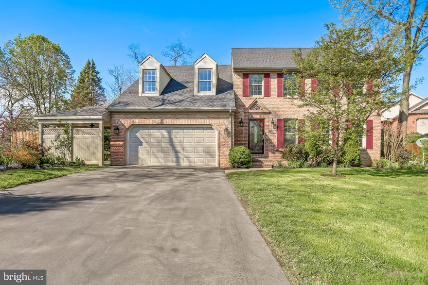 3-level all brick colonial with a new roof (2018), new side porch (2018), new lower level carpeting on a 1/3+ acre fully fenced cul-de-sac lot. Updated kitchen, hardwoodMain level features gleaming hardwood, Formal Living and Dining Rooms, Updated Kitchen - tiled flooring, backsplash, granite countertops, and attached breakfast room. Located off the Kitchen is the Family Room w/ brick gas fireplace adding an open floor plan perfect for entertaining! Upper level features 4BR/2FB, including a Master Suite w/ large walk-in closet and luxurious bath with separate jetted soaking tub. The Lower Level is fully finished with a separate multi-use area - game/craft/gym/office as well as an open Recreation Room. Serene fully-fenced rear yard offers plenty of privacy to host friends and family on your large deck, and bonus covered patio. Attached 2 car garage. Great commuter location - close to Route 11 and I-81 minutes to Hagerstown.