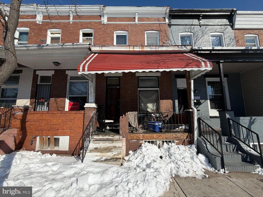 ONLINE AUCTION: Bidding begins 2/24/2026 @ 10:00 AM. Bidding ends 2/26/2026 @ 11:20 AM. List Price is Suggested Opening Bid. Deposit: $5,000.
 
This two-story townhouse is located in the Darley Park neighborhood of Baltimore City. Residents can enjoy the nearby facilities and attractions such as the Johns Hopkins Hospital, and Clifton Park. The property is vacant. The area provides easy access to a major traffic artery, E North Ave, connecting to other regional parts of the city.
