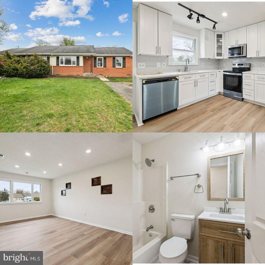 Welcome to this beautifully remodeled semi-detached home in Winchester, thoughtfully updated with modern finishes throughout. This move-in-ready property features a brand-new HVAC system, fresh paint, updated flooring, and fully renovated kitchen and bathrooms. Upon entry, you’re welcomed by elegant vinyl plank flooring that flows seamlessly through the home. It offers three spacious bedrooms and two fully upgraded bathrooms, complete with porcelain tile, stylish vanities, and contemporary showers. The kitchen is a true highlight, showcasing new cabinetry, quartz countertops, stainless steel appliances, and a sleek backsplash. Step outside to a generously sized backyard, perfect for entertaining or relaxing, with a freshly painted deck and a storage shed for added convenience. Ideally located near major highways and shopping centers, this home combines comfort, style, and accessibility—priced to sell and ready for its next owner.