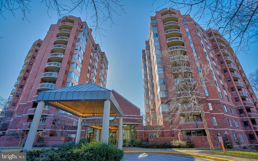 Welcome to The Fallswood Condominium. This 2-bedroom 2 bath luxury corner unit features everything you need: Start with the spacious kitchen with upgraded appliances (double oven, cooktop, refrigerator, dishwasher and ice maker with custom lighting and flooring. The living and dining area have an amazing view to the west and enjoy sitting on the balcony with table and chairs already furnished. The entire unit is updated including the kitchen, a luxury primary bathroom bath, your own laundry room and lighting fixtures. This unit includes a reserved garage parking space.  The community amenities include tennis, pool, party room, library, fitness center, sauna, and 24-hour desk attendant. Just moments to Whole Foods, Pike and Rose, and the North Bethesda Metro. Move in fee $250