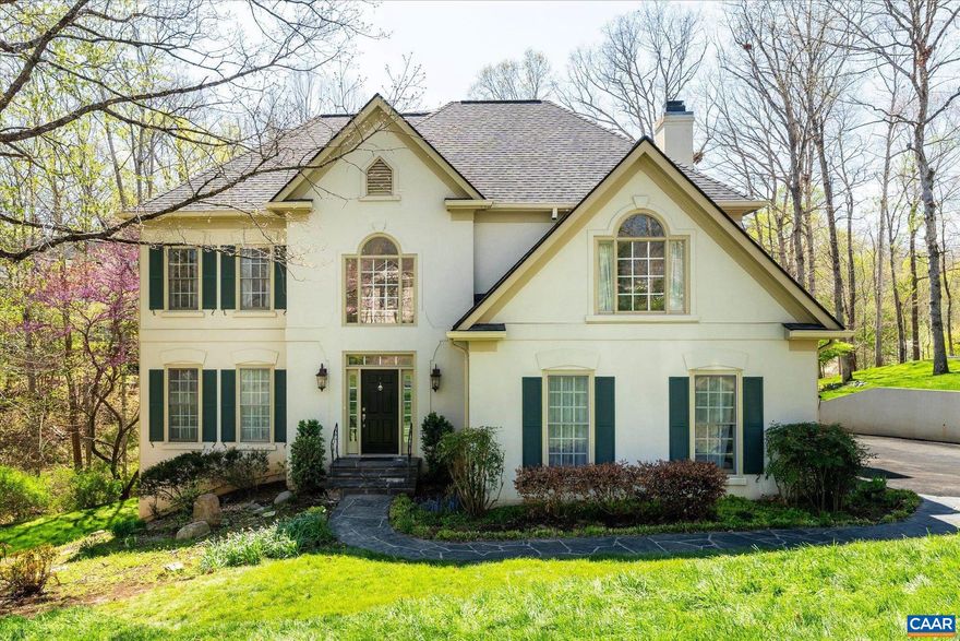 Elegant, well-maintained custom residence, situated on a tranquil lane near the Glenmore golf course. This home has been extensively improved and superbly maintained by the current owners. The residence has approximately 4400 sq.ft under roof, including 5 bedrooms and 3.5 baths. The main level features formal living and dining rooms, a beautifully remodeled eat-in kitchen with an adjoining family room. This dramatic room has a stone wall, gas log fireplace and a wall of bookshelves and cabinets. Connecting to these spaces is an expansive deck and patio, an ideal spot for grilling and social gatherings. The upper level has four bedrooms and 2 full baths including a spacious primary suite. There is also a laundry on this level. On the terrace level is a generous recreation room, office or crafts room, another bedroom and full bath, and storage rooms. Surrounded by a lovely landscaped yard, and backing up to a wooded area with a creek, this Avebury Ln home is a super offering, priced at $266 per finished sq.ft. Just a short walk to the Clubhouse, offering great dining and a myriad of recreational activities - golf, tennis, swimming, and fitness, as well as an extensive calendar of club-sponsored  social events.,Glass Front Cabinets,Painted Cabinets,Quartz Counter,Wood Cabinets