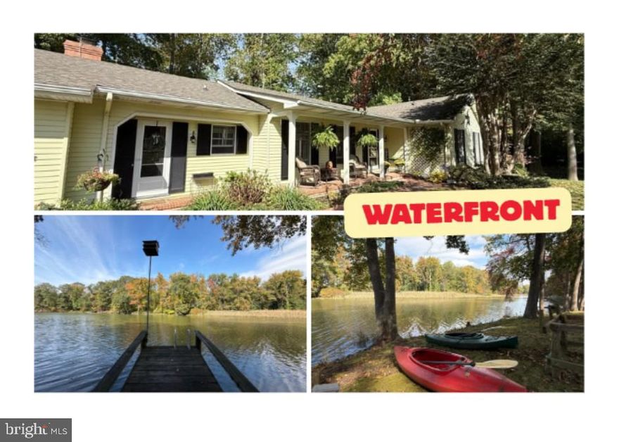 Move right into this charming waterfront home and celebrate the holidays in comfort and style. Cozy up by the fire on those chilly winter nights, host unforgettable gatherings with family and friends, and enjoy peaceful moments watching the geese glide along the creek. This is the perfect place to create lasting memories — both inside by the warm glow of the fireplace and outside in the tranquil beauty of nature. Come home to the waterfront lifestyle just in time for the season. Schedule a tour of this Eastern Shore waterfront retreat in the sought-after Recovery community in Centreville. Nestled on 1.15 acres at the end of a quiet cul-de-sac, this single-level gem is surrounded by mature trees, lush landscaping, and serene water views at the headwaters of Grove Creek — a setting that instantly puts you at ease. The expansive rear deck, hot tub, and screened-in porch create the perfect space for entertaining, relaxing, or enjoying Eastern Shore crab feasts. At the water’s edge, a private pier invites you to kayak, fish, enjoy bonfires, or simply watch the sunset. Inside, you’ll find 3 bedrooms and 2.5 baths, with thoughtful updates in recent years. The spacious living room, with custom built-ins, is ideal for unwinding, while the cozy family room offers a fireplace and tranquil water views. The eat-in kitchen is a chef’s delight, featuring granite countertops and custom cabinetry. Additional highlights include: Full-house generator, Oversized, 2-car garage with front entry and an Inviting front porch. Located just 10 minutes from Downtown Centreville, you’ll enjoy charming tree-lined streets, a local brewery, library, restaurants, shops, the historic courthouse, a new YMCA, and the scenic town wharf with kayak launch, boat slips, playground, picnic pavilions, and walking/bike trails. Too special to miss — welcome home! Schedule a private tour today!