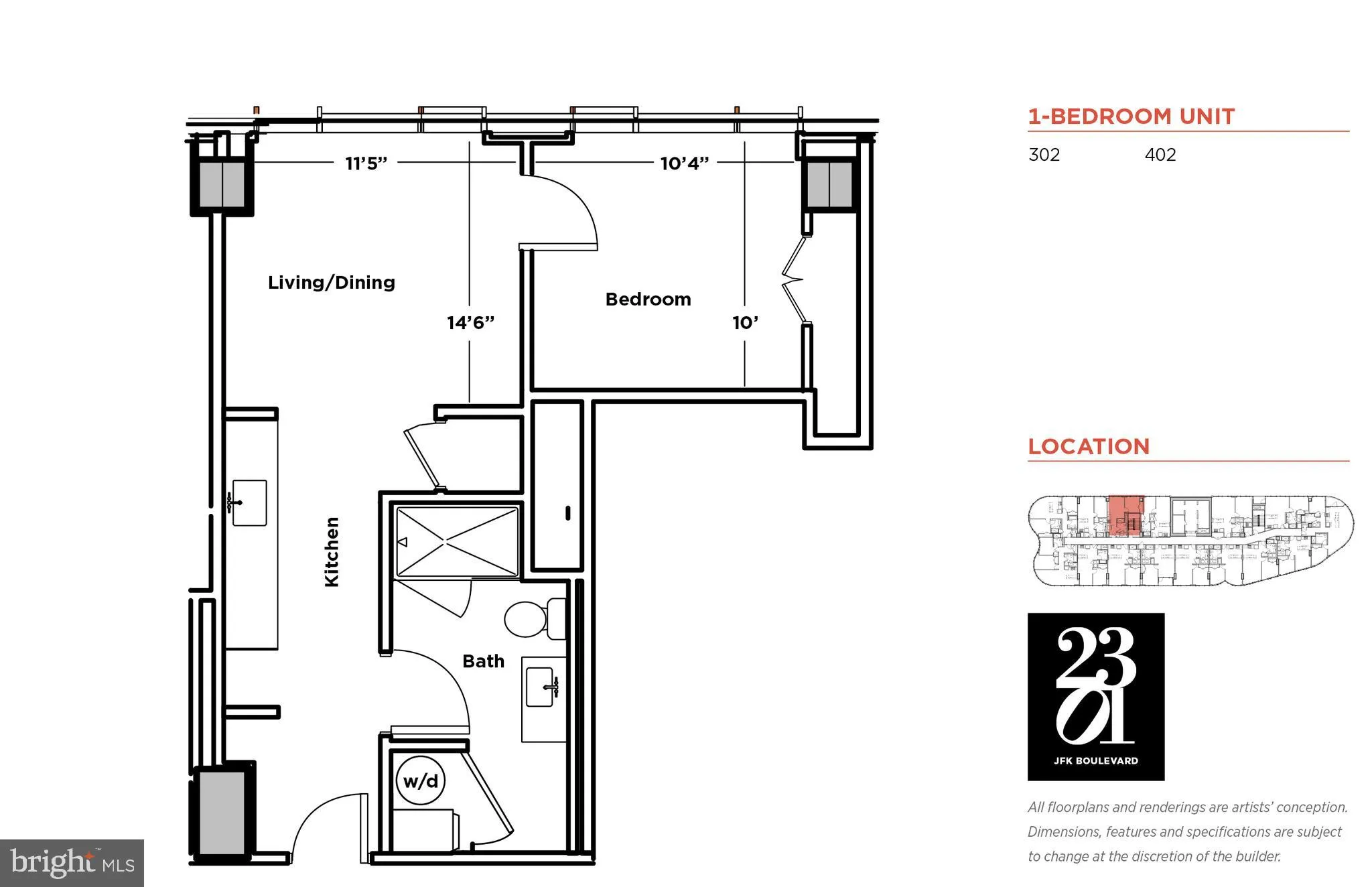 Additional image 104 of 2301 John F Kennedy Boulevard Unit 509, Philadelphia, PA 19103