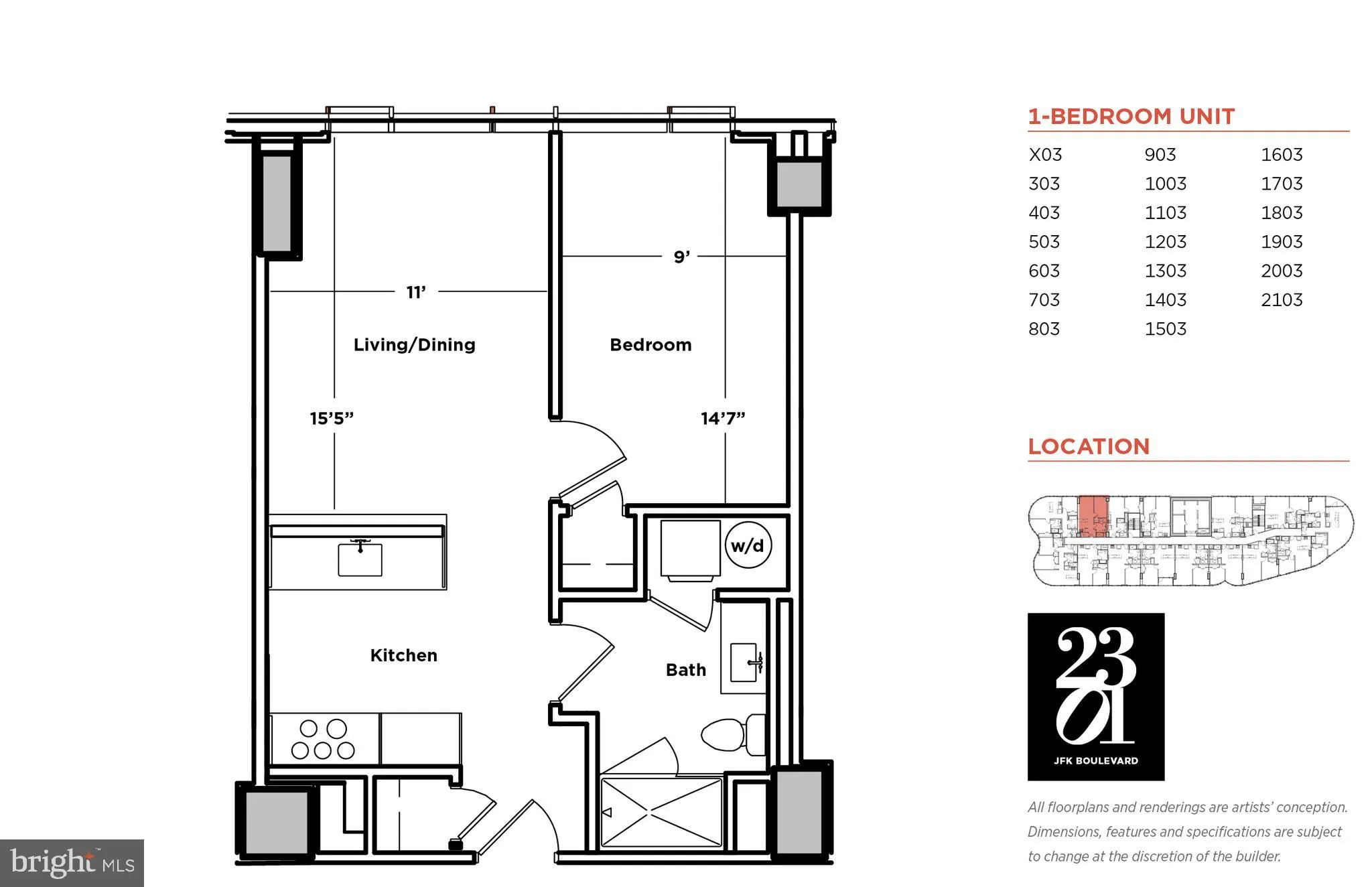 Additional image 94 of 2301 John F Kennedy Boulevard Unit 509, Philadelphia, PA 19103