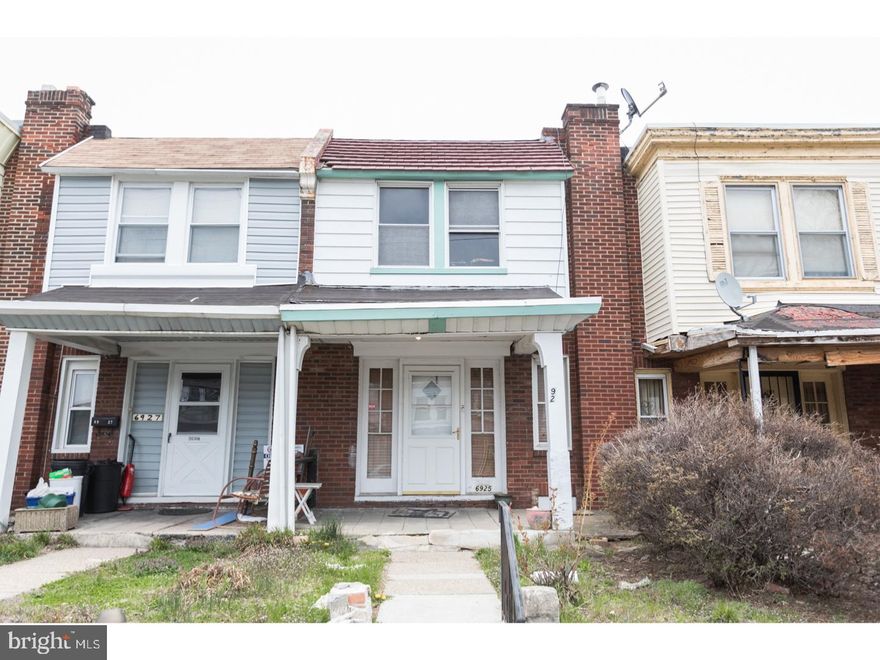 Attention Investors or Owner Occupants !!!Three bedroom home with great potential. Buy & Rent, Buy & Flip or Buy & Occupy. Located in the West Oak Lane section of Philadelphia. Close proximity to schools, shopping and transportation. Property is being sold "As-Is". Sellers will not make any repairs. Large home on a nice block that offers a brick exterior and small front lawn. Large living room that continues into the dining room. Large kitchen. Second floor offers three nicely sized bedrooms and full bathroom. Full unfinished basement. Schedule your showing today.